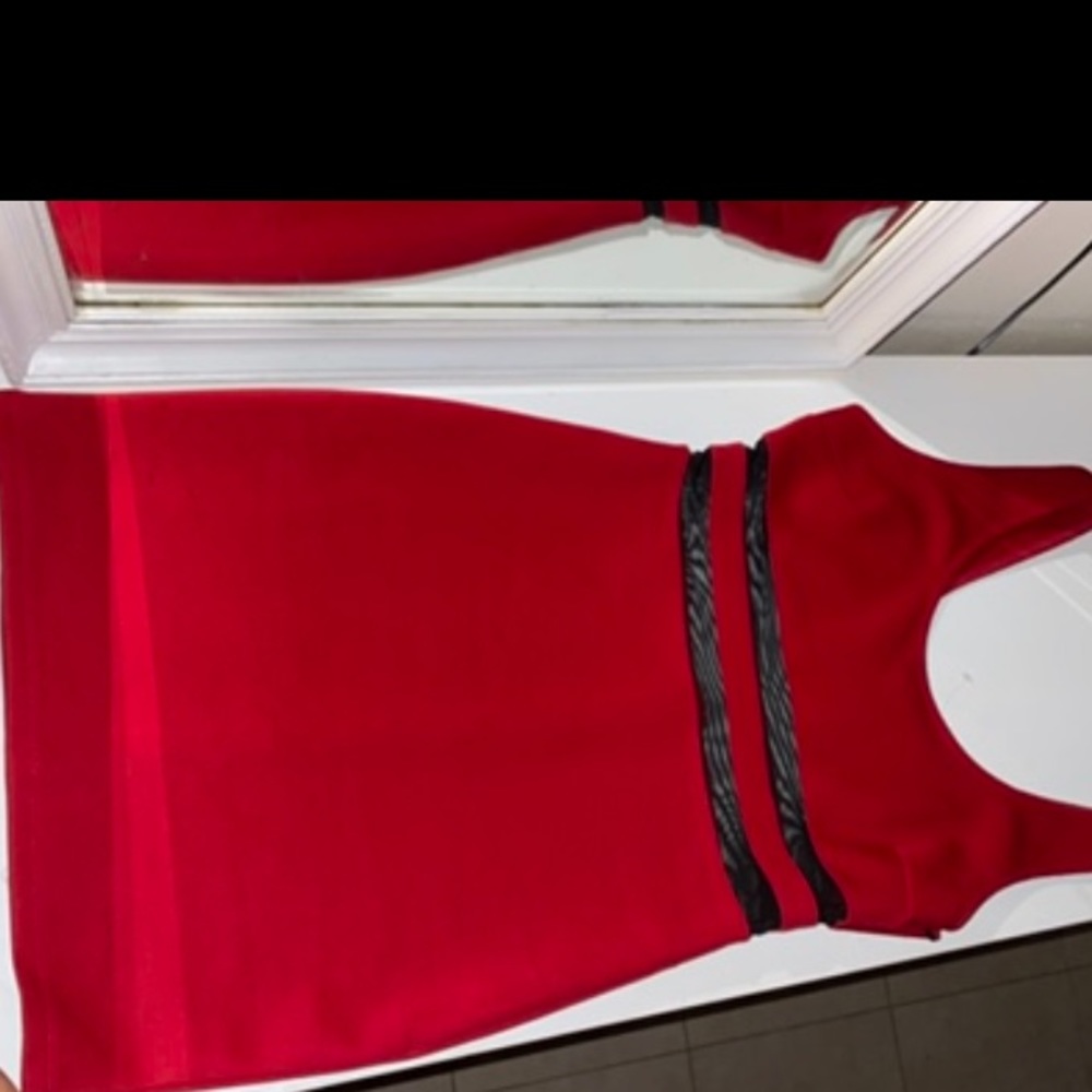 sexy red party dress